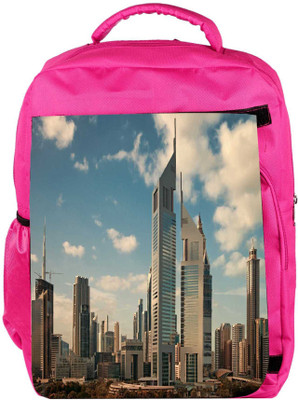 

Snoogg Eco Friendly Canvas Smoky Fog Designer Backpack Rucksack School Travel Unisex Casual Canvas Bag Bookbag Satchel 5 L Backpack(Pink)