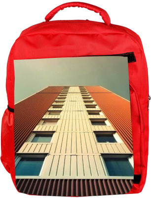 

Snoogg Eco Friendly Canvas Top Floor Backpack Rucksack School Travel Unisex Casual Canvas Bag Bookbag Satchel 5 L Backpack(Red)