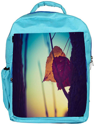 

Snoogg Eco Friendly Canvas Dry Leaves On Ground Designer Backpack Rucksack School Travel Unisex Casual Canvas Bag Bookbag Satchel 5 L Backpack(Blue)