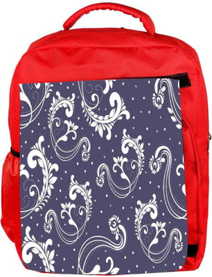 

Snoogg Eco Friendly Canvas Abstract Grey Pattern Designer Backpack Rucksack School Travel Unisex Casual Canvas Bag Bookbag Satchel 5 L Backpack(Red)