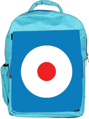 

Snoogg Eco Friendly Canvas Shooting Target Backpack Rucksack School Travel Unisex Casual Canvas Bag Bookbag Satchel 5 L Backpack(Blue)
