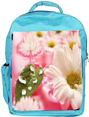 

Snoogg Eco Friendly Canvas Beautiful Flower In Nature Background Backpack Rucksack School Travel Unisex Casual Canvas Bag Bookbag Satchel 5 L Backpack(Blue)