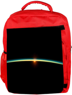 

Snoogg Eco Friendly Canvas Solar Sun Designer Backpack Rucksack School Travel Unisex Casual Canvas Bag Bookbag Satchel 5 L Backpack(Red)