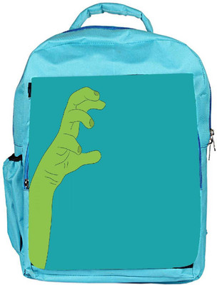 

Snoogg Eco Friendly Canvas Zombie Hand Designer Backpack Rucksack School Travel Unisex Casual Canvas Bag Bookbag Satchel 5 L Backpack(Blue)