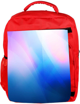 

Snoogg Eco Friendly Canvas Lite Blue Pattern Design Designer Backpack Rucksack School Travel Unisex Casual Canvas Bag Bookbag Satchel 5 L Backpack(Red)