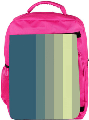 

Snoogg Eco Friendly Canvas Yellow And Blue Designer Backpack Rucksack School Travel Unisex Casual Canvas Bag Bookbag Satchel 5 L Backpack(Pink)