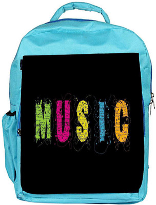 

Snoogg Eco Friendly Canvas Music Designer Backpack Rucksack School Travel Unisex Casual Canvas Bag Bookbag Satchel 5 L Backpack(Blue)
