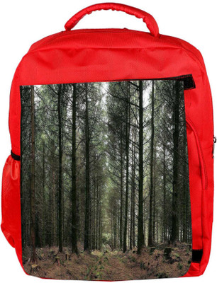 

Snoogg Eco Friendly Canvas Dense Walking Way Designer Backpack Rucksack School Travel Unisex Casual Canvas Bag Bookbag Satchel 5 L Backpack(Red)