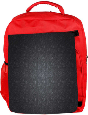 

Snoogg Eco Friendly Canvas Grey Abstract Design Designer Backpack Rucksack School Travel Unisex Casual Canvas Bag Bookbag Satchel 5 L Backpack(Red)
