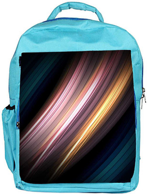 

Snoogg Eco Friendly Canvas Abstract Creamy Pathway Designer Backpack Rucksack School Travel Unisex Casual Canvas Bag Bookbag Satchel 5 L Backpack(Blue)