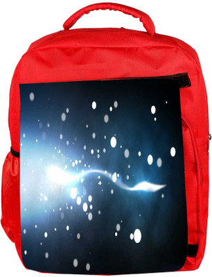 

Snoogg Eco Friendly Canvas White Small Bubbles Designer Backpack Rucksack School Travel Unisex Casual Canvas Bag Bookbag Satchel 5 L Backpack(Red)