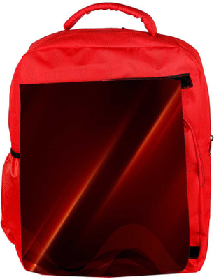 

Snoogg Eco Friendly Canvas Abstract Background Designer Backpack Rucksack School Travel Unisex Casual Canvas Bag Bookbag Satchel 5 L Backpack(Red)