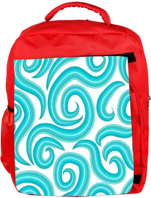 

Snoogg Eco Friendly Canvas Blue Pattern Designer Backpack Rucksack School Travel Unisex Casual Canvas Bag Bookbag Satchel 5 L Backpack(Red)