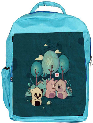 

Snoogg Eco Friendly Canvas Lonely Panda 2655 Backpack Rucksack School Travel Unisex Casual Canvas Bag Bookbag Satchel 5 L Backpack(Blue)