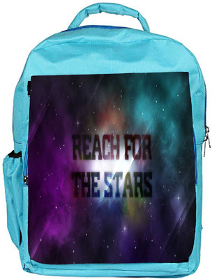 

Snoogg Eco Friendly Canvas Reach For The Stars Designer Backpack Rucksack School Travel Unisex Casual Canvas Bag Bookbag Satchel 5 L Backpack(Blue)