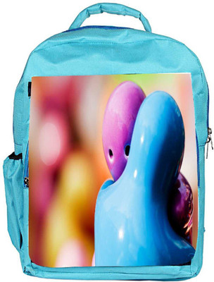 

Snoogg Eco Friendly Canvas Hug Me Designer Backpack Rucksack School Travel Unisex Casual Canvas Bag Bookbag Satchel 5 L Backpack(Blue)