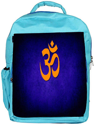 

Snoogg Eco Friendly Canvas Hindu Religion Designer Backpack Rucksack School Travel Unisex Casual Canvas Bag Bookbag Satchel 5 L Backpack(Blue)