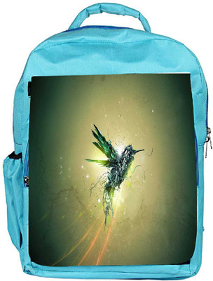 

Snoogg Eco Friendly Canvas Green Bird Flight Designer Backpack Rucksack School Travel Unisex Casual Canvas Bag Bookbag Satchel 5 L Backpack(Blue)