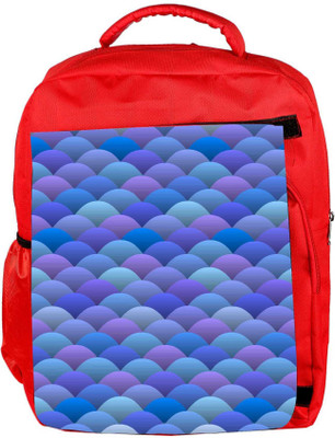 

Snoogg Eco Friendly Canvas Blue Waves In Japanese Style Backpack Rucksack School Travel Unisex Casual Canvas Bag Bookbag Satchel 5 L Backpack(Red)