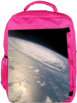 

Snoogg Eco Friendly Canvas Clouds In Earth Designer Backpack Rucksack School Travel Unisex Casual Canvas Bag Bookbag Satchel 5 L Backpack(Pink)