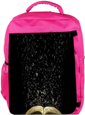 

Snoogg Eco Friendly Canvas Open Book Designer Backpack Rucksack School Travel Unisex Casual Canvas Bag Bookbag Satchel 5 L Backpack(Pink)