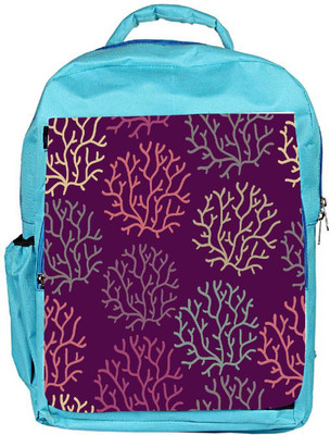 

Snoogg Eco Friendly Canvas Seamless Pattern With Leaf Seamless Texture Can Be Used For Wallpaper Backpack Rucksack School Travel Unisex Casual Canvas Bag Bookbag Satchel 5 L Backpack(Blue)