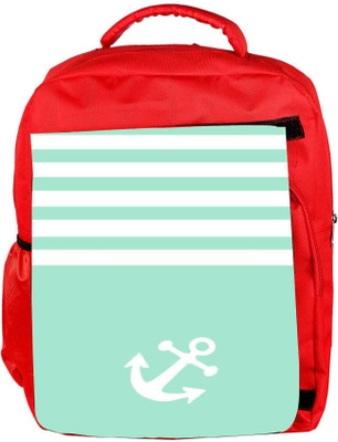 

Snoogg Eco Friendly Canvas Easy Anchor Backpack Rucksack School Travel Unisex Casual Canvas Bag Bookbag Satchel 5 L Backpack(Red)