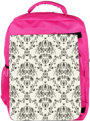 

Snoogg Eco Friendly Canvas Green Pattern Designer Backpack Rucksack School Travel Unisex Casual Canvas Bag Bookbag Satchel 5 L Backpack(Pink)