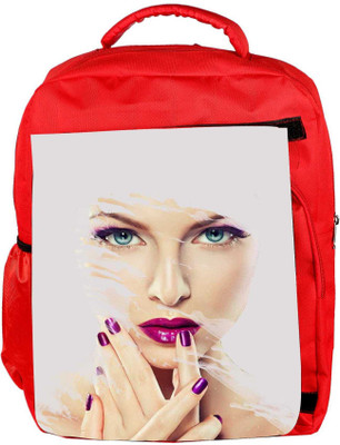 

Snoogg Eco Friendly Canvas Sexy Lips 2556 Backpack Rucksack School Travel Unisex Casual Canvas Bag Bookbag Satchel 5 L Backpack(Red)