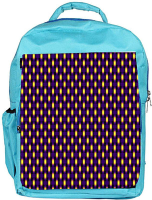 

Snoogg Eco Friendly Canvas Blurry Pattern Designer Backpack Rucksack School Travel Unisex Casual Canvas Bag Bookbag Satchel 5 L Backpack(Blue)