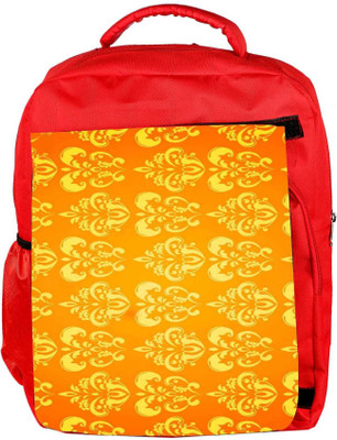 

Snoogg Eco Friendly Canvas Motif Yellow Shaded 2417 Backpack Rucksack School Travel Unisex Casual Canvas Bag Bookbag Satchel 5 L Backpack(Red)