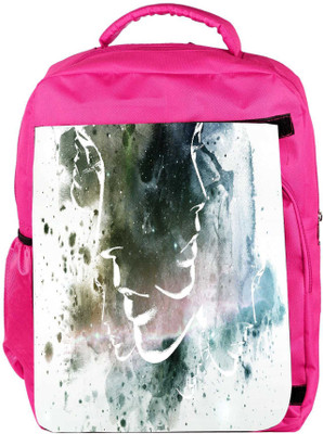 

Snoogg Eco Friendly Canvas Multi Faces Designer Backpack Rucksack School Travel Unisex Casual Canvas Bag Bookbag Satchel 5 L Backpack(Pink)