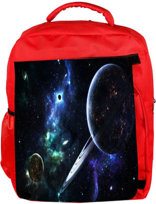 

Snoogg Eco Friendly Canvas Solar Rays Designer Backpack Rucksack School Travel Unisex Casual Canvas Bag Bookbag Satchel 5 L Backpack(Red)