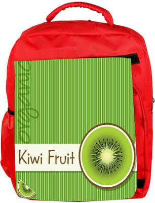 

Snoogg Eco Friendly Canvas Bright Organic Kiwi Fruit Card In Vector Format Backpack Rucksack School Travel Unisex Casual Canvas Bag Bookbag Satchel 5 L Backpack(Red)