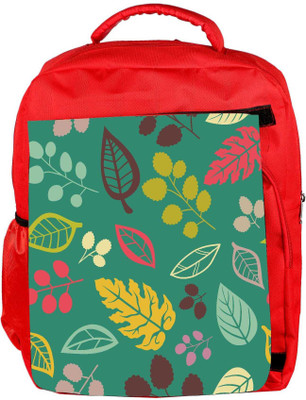 

Snoogg Eco Friendly Canvas Blue Pattern Designer Backpack Rucksack School Travel Unisex Casual Canvas Bag Bookbag Satchel 5 L Backpack(Red)