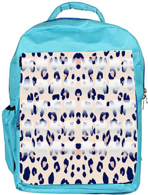

Snoogg Eco Friendly Canvas Leopardshelf Backpack Rucksack School Travel Unisex Casual Canvas Bag Bookbag Satchel 5 L Backpack(Blue)