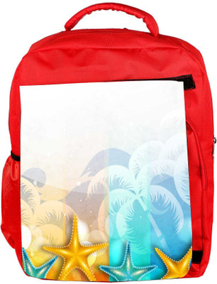 

Snoogg Eco Friendly Canvas Abstract Summer Background Backpack Rucksack School Travel Unisex Casual Canvas Bag Bookbag Satchel 5 L Backpack(Red)