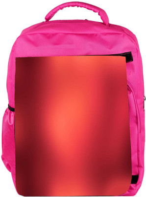 

Snoogg Eco Friendly Canvas Lite Red Background Design Designer Backpack Rucksack School Travel Unisex Casual Canvas Bag Bookbag Satchel 5 L Backpack(Pink)