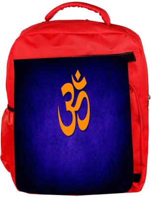 

Snoogg Eco Friendly Canvas Hindu Religion Designer Backpack Rucksack School Travel Unisex Casual Canvas Bag Bookbag Satchel 5 L Backpack(Red)