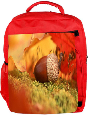

Snoogg Eco Friendly Canvas Small Fruit Designer Backpack Rucksack School Travel Unisex Casual Canvas Bag Bookbag Satchel 5 L Backpack(Red)