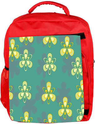 

Snoogg Eco Friendly Canvas Pattern Design In Green Designer Backpack Rucksack School Travel Unisex Casual Canvas Bag Bookbag Satchel 5 L Backpack(Red)