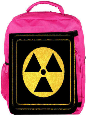 

Snoogg Eco Friendly Canvas Radioactivity Backpack Rucksack School Travel Unisex Casual Canvas Bag Bookbag Satchel 5 L Backpack(Pink)