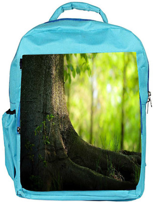 

Snoogg Eco Friendly Canvas Small Plant Designer Backpack Rucksack School Travel Unisex Casual Canvas Bag Bookbag Satchel 5 L Backpack(Blue)