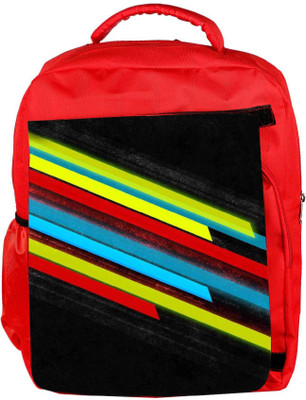

Snoogg Eco Friendly Canvas Meteor Shower 2407 Backpack Rucksack School Travel Unisex Casual Canvas Bag Bookbag Satchel 5 L Backpack(Red)