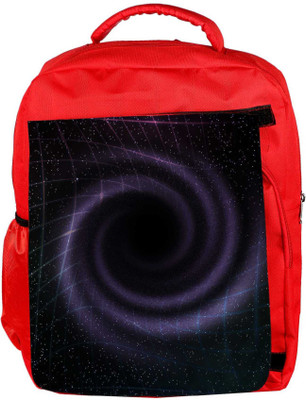 

Snoogg Eco Friendly Canvas Black Hole In Space Background Backpack Rucksack School Travel Unisex Casual Canvas Bag Bookbag Satchel 5 L Backpack(Red)