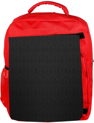

Snoogg Eco Friendly Canvas Nostalgi Plain Designer Backpack Rucksack School Travel Unisex Casual Canvas Bag Bookbag Satchel 5 L Backpack(Red)