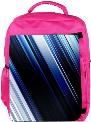 

Snoogg Eco Friendly Canvas Blue And Grey Pattern Design Designer Backpack Rucksack School Travel Unisex Casual Canvas Bag Bookbag Satchel 5 L Backpack(Pink)