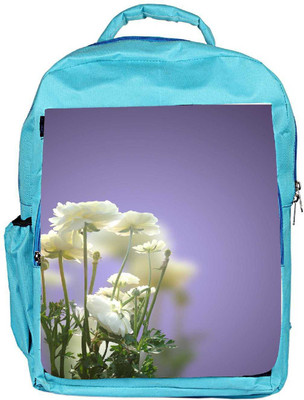 

Snoogg Eco Friendly Canvas Anniversary Flowers Backpack Rucksack School Travel Unisex Casual Canvas Bag Bookbag Satchel 5 L Backpack(Blue)