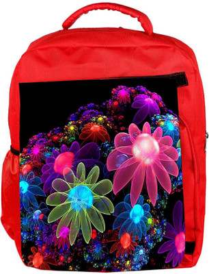 

Snoogg Eco Friendly Canvas Abstract Colorful Wallpaper Designer Backpack Rucksack School Travel Unisex Casual Canvas Bag Bookbag Satchel 5 L Backpack(Red)