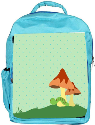 

Snoogg Eco Friendly Canvas Abstract Rainy Season Background With Water Drops Backpack Rucksack School Travel Unisex Casual Canvas Bag Bookbag Satchel 5 L Backpack(Blue)